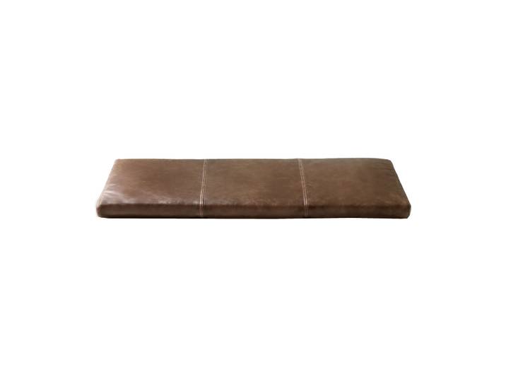 Maze Gentle Sitzkissen für Bank Elmo Leder vintage brown, 74,5x2,5x28,5 cm