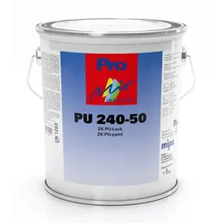 MIPA 2K PU-Acryllack PU240-50 halbglänzend, RAL7022 - umbragrau, 20kg