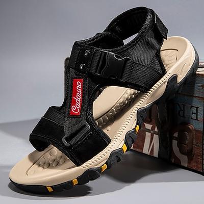 sportliche Herrensandalen für Wanderungen und Outdoor-Aktivitäten mit verstellbarem Klettverschluss – bequemes Schuhwerk für Abenteuerlustige