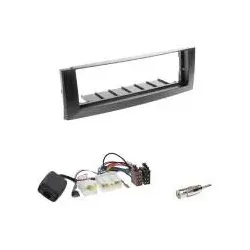 Radioeinbauset 1-DIN Radioblende+Lenkradadapter für Mitsubishi Colt (Z30) 06/...