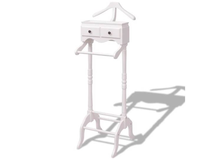 Portant à vêtements avec armoire Bois Blanc