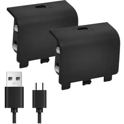 Onlan Play & charge Manette Xbox Series X2 (Xbox Series S), Schwarz