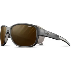 Julbo, Unisex, Sportbrille, Monterosa 2 Reactiv High Mountain Gletscherbrille (Schwarz, Braun), Braun, Schwarz