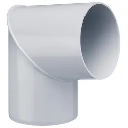 Rohrbogen 80° DN75 PVC grau