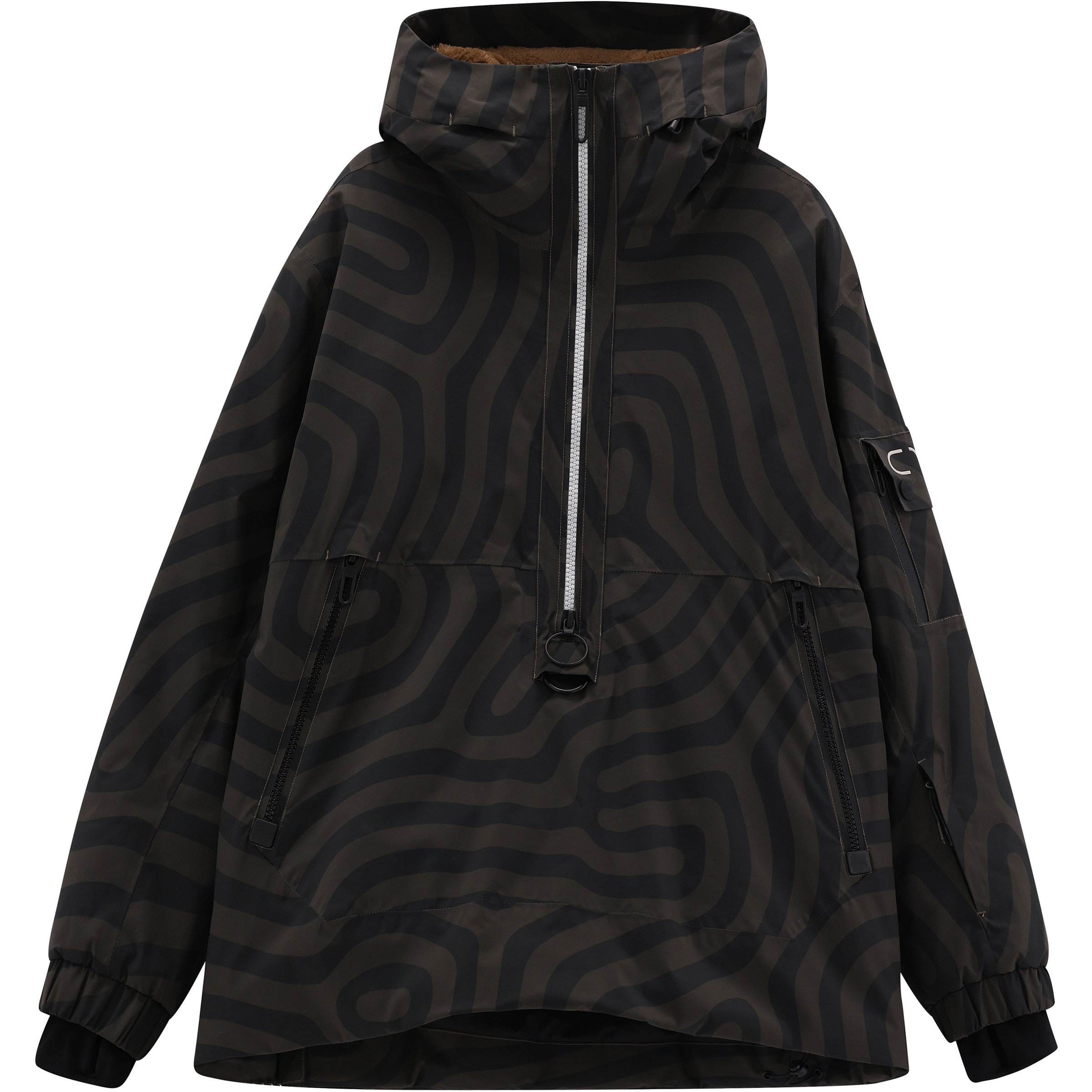 CMP Herren Kunstfaserjacke schwarz Größe XL Freeride Winddicht Wasserabweisend