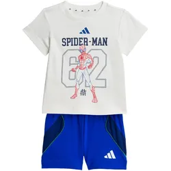 adidas Marvel Spider-Man Baby-Set (T-Shirt + Shorts) KS3963 - white/team royal blue 98