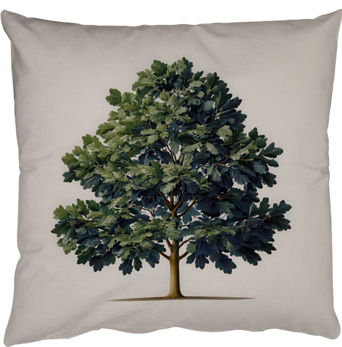PillowMonkey Sierkussen Eikenboom Schaduw Egaal 50 x 50 cm