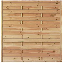 T&J Sichtschutzzaun Maxi-Massiv Sichtschutz Lamellenzaun, 150x150 cm