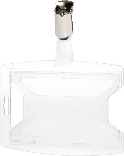 Durable 896119 reXycle Ausweishalter Clip, Jojo, Kette, Textilband 25St.