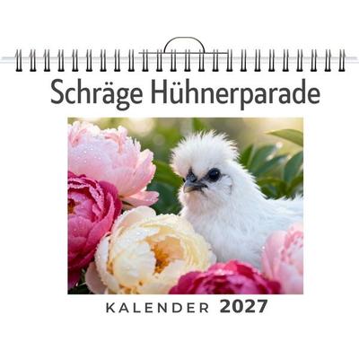 Schräge Hühnerparade