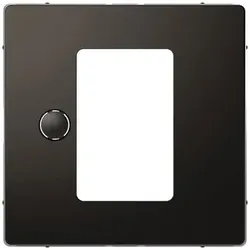 Merten Zentralplatte für Univ. Temperaturregler-Einsatz m. Touch-Display , System Design, Anthrazit