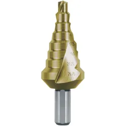 RUKO Stufenbohrer HSS TiN spiralgenutet mit Kreuzanschliff - 101055T
