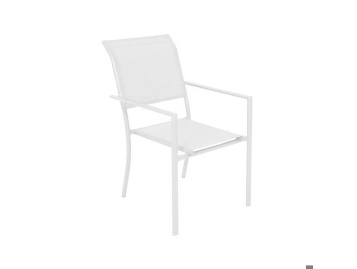 Chaise de jardin blanche Ilona (lot de 2)