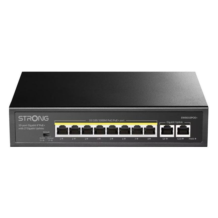 Strong Switch 8 Porte Gibabit POE+ (SW8010POEP) (8 Ports) (SW8010POE+)