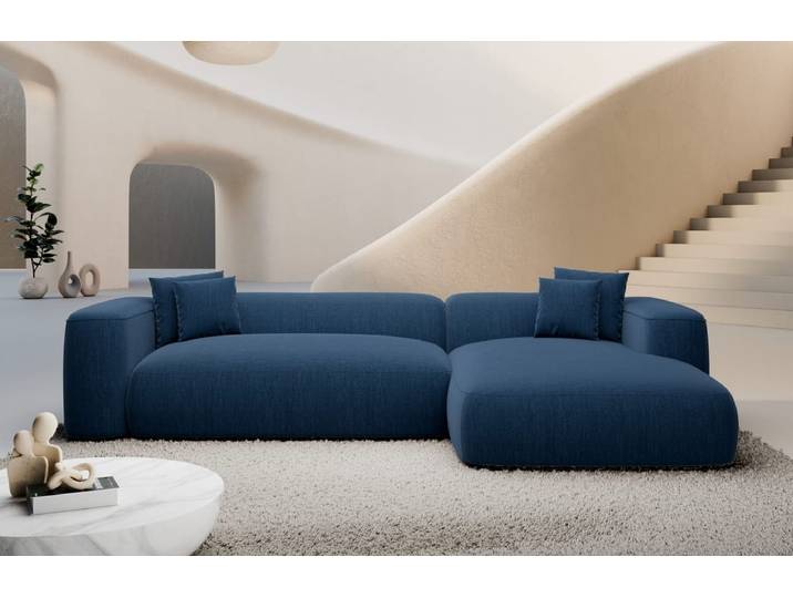 Couch Alcudia L-Form in Stoff