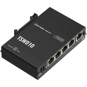 Teltonika Switch Fast Ethernet, TSW010, unmanaged, 5-Port, 100 Mbit/s