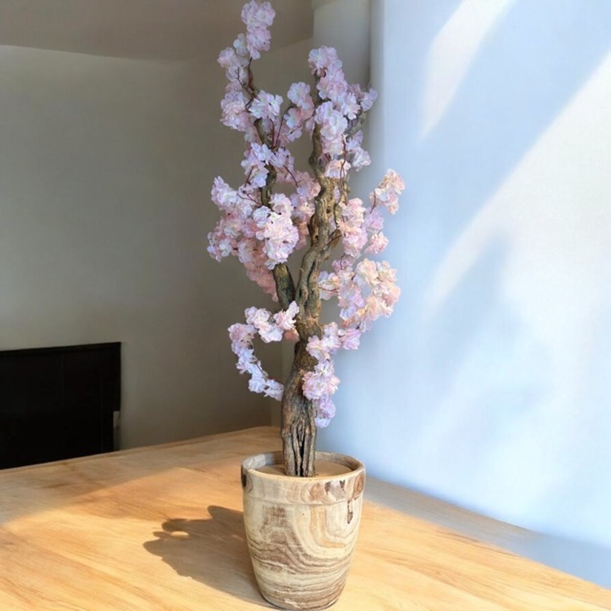 Seta Fiori Kunst Bloesemboom Sakura - Zachtroze - 110 cm