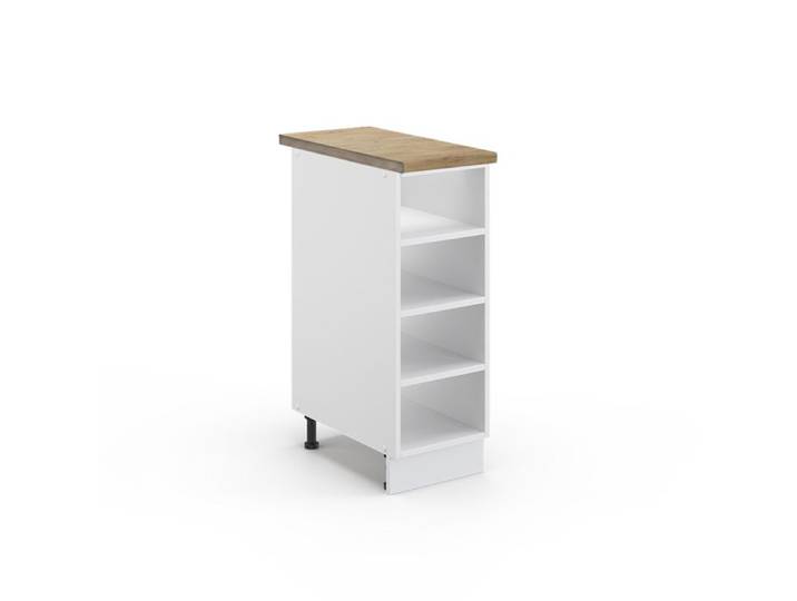 Etagère de cuisine Fame-Line 30cm PT Chêne Blanc/Blanc Vicco 45902