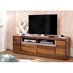 TV-Board Sheesham 180x40x60 noble unique lackiert SYDNEY #143
