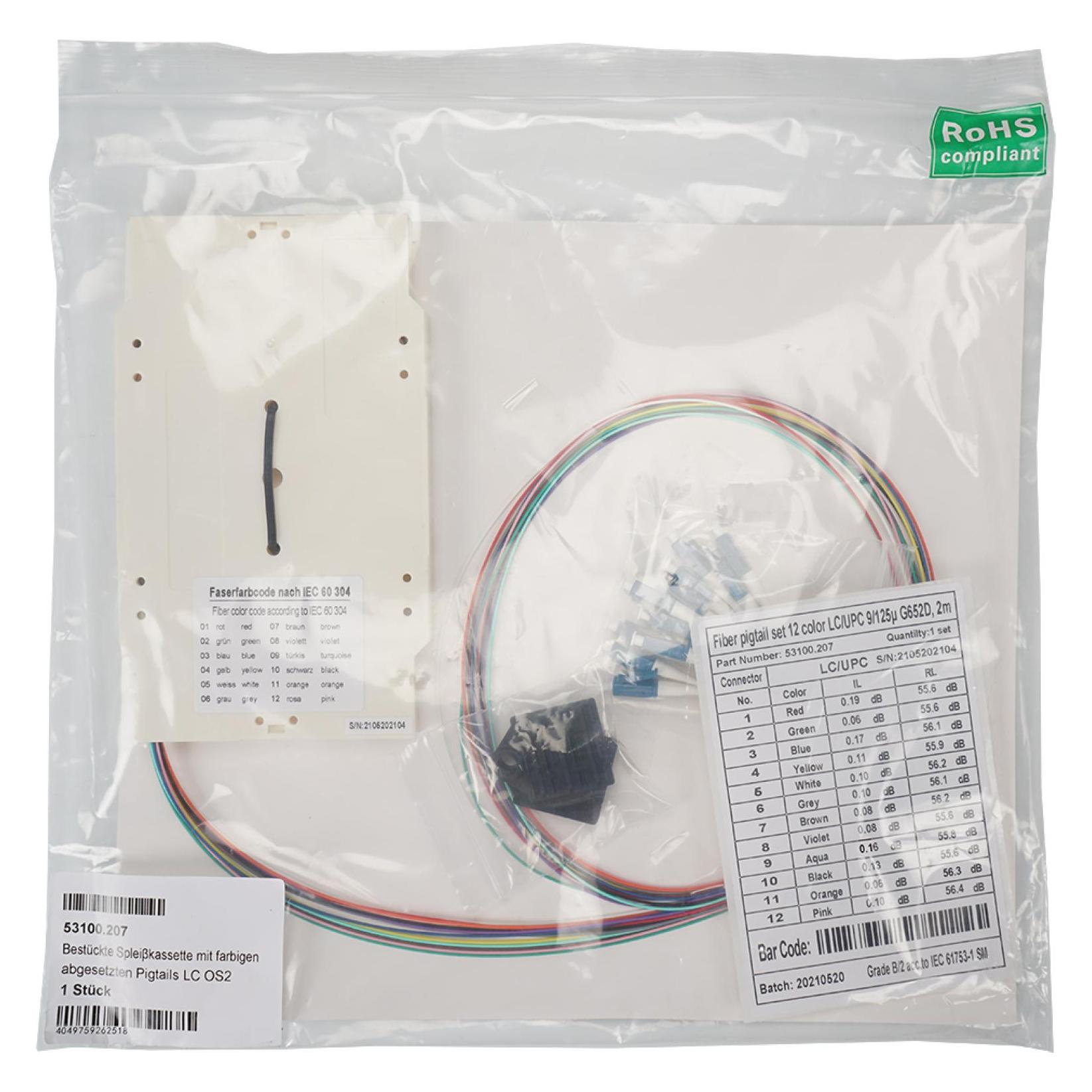 EFB Elektronik Bestückte Spleisskassette (53.100.212)