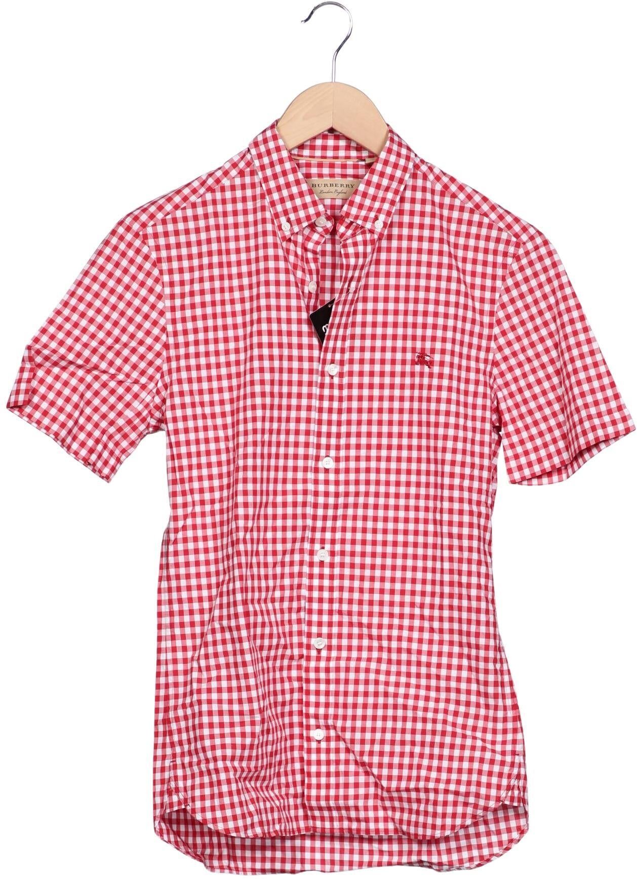 Burberry Herren Hemd, Mehrfarbig, Gr. XS, Baumwolle - Second Hand