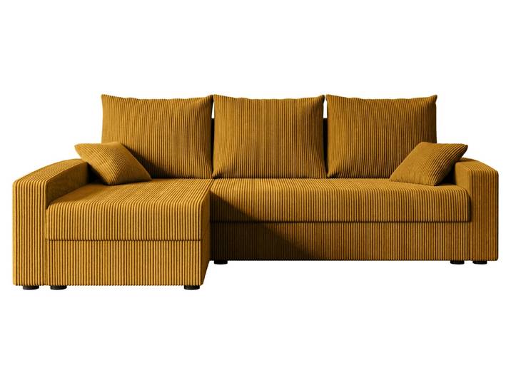 Ecksofa ALESIA-L Senfgelb - Poso 42