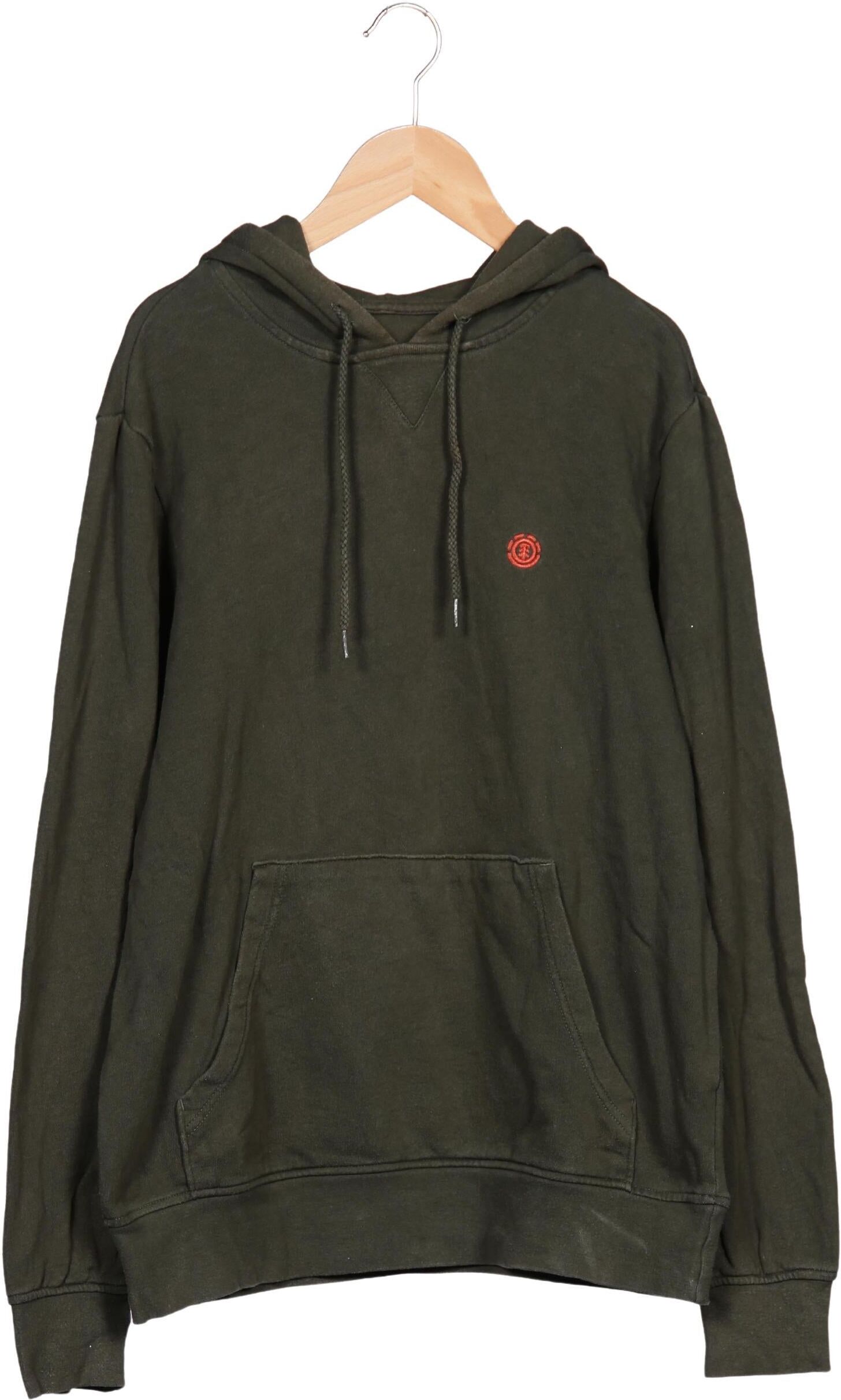 Element Herren Kapuzenpullover, Grün, Gr. S, Baumwolle - Second Hand