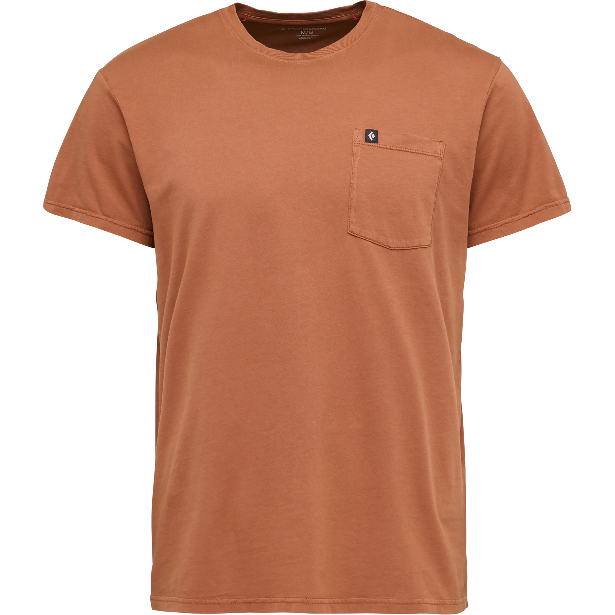 Black Diamond Diamond Patch Pocket Herren T-Shirts braun Größe S Lifestyle Hautfreundlich