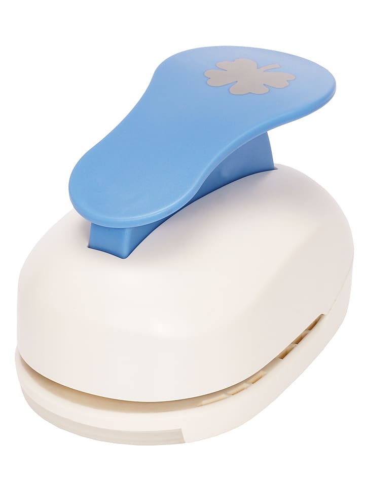 SUNNYSUE Motivlocher "Kleeblatt" in Hellblau/ Creme - ab 3 Jahren - onesize
