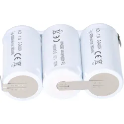 Akku für Notleuchten 3,6V 4000mAh Ni-Cd F1×3 Faston 4,8mm