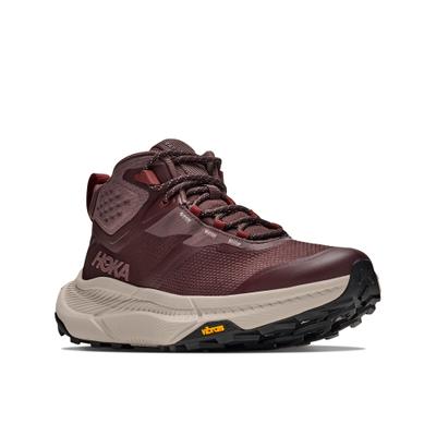 Wanderschuh HOKA ONE ONE "Transport Hike Gore-Tex", Damen, Gr. 43, deep mauve, smoky quartz, Synthetik, Textil, Schuhe Wanderschuh, für Trekking und Wandern, hoher Stabilitätsgrad, wasserdicht
