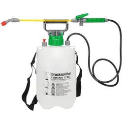 Drucksprüher Gartenspritze Drucksprühgerät Garten Unkraut Pumpe Lanze 5 Liter