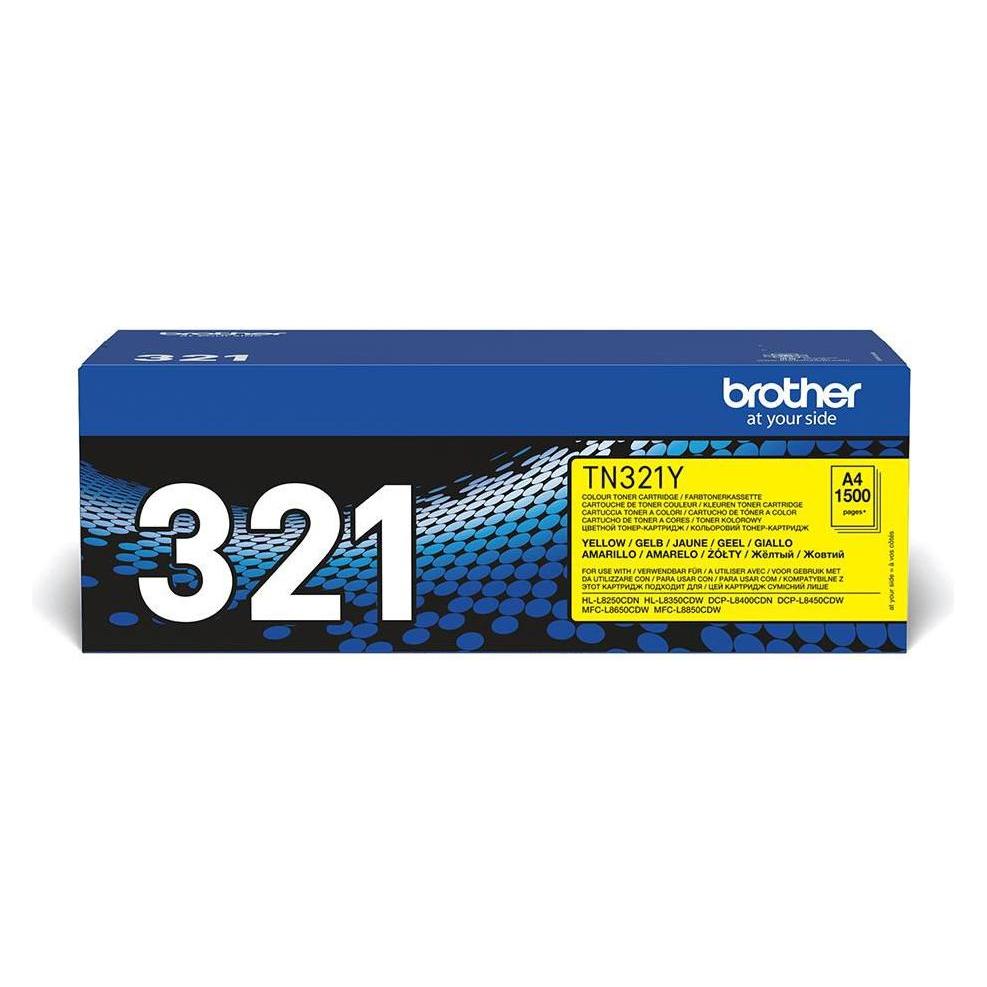 Brother Toner Yellow Pages: 1.500 (Y) (TN-321Y)