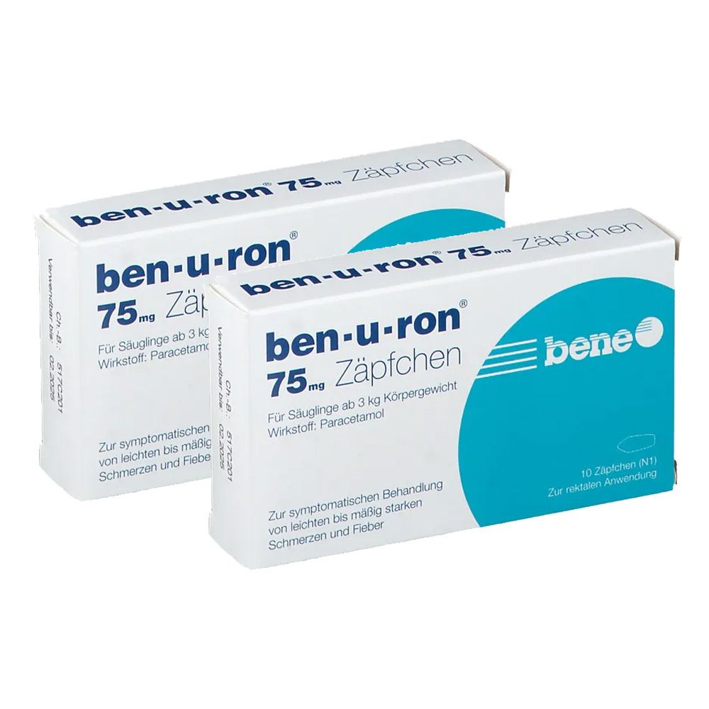 ben-u-ron 75 mg x2 2x10 St Suppositorien
