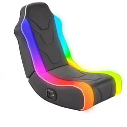 X Rocker Chimera RGB 2.0 Floor Rocker Gaming-Bodensessel für Kinder & Jugendliche mit Audiosystem & RGB-Beleuchtung - schwarz