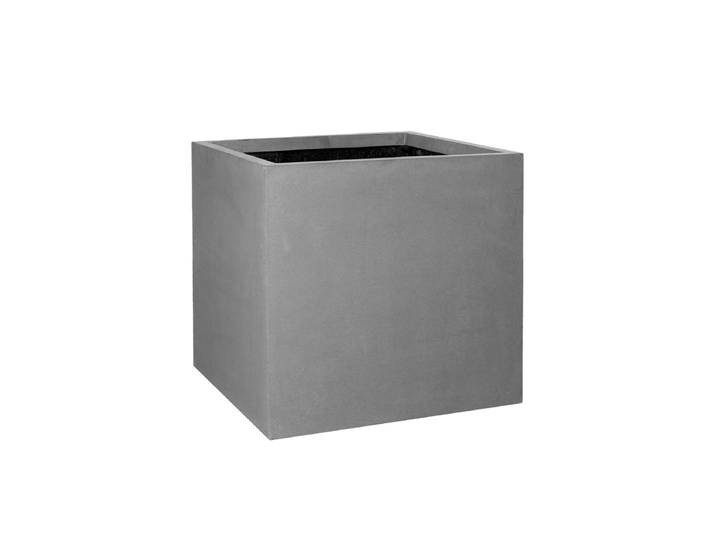 Hochwertiger In-/Outdoor Blumentopf „Natural Block“ Grau 70 x 70 x Höhe 70 cm Pottery Pots