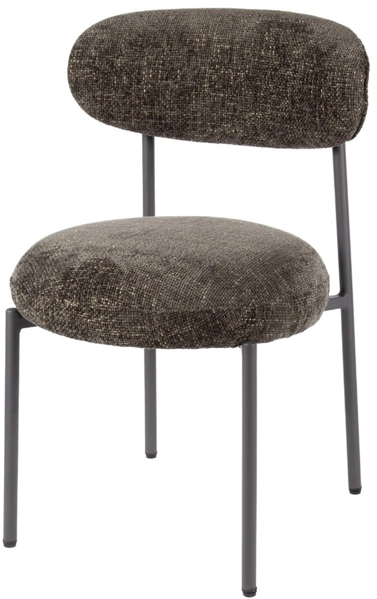 AnLi Style Stoel Round Cargo bruin - set van 2