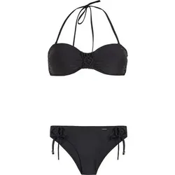 PROTEST Damen Bikini PRTSOLEDAD bandeau bikini, Größe 36 in Schwarz Schwarz
