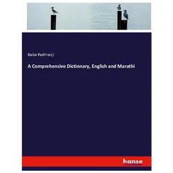 A Comprehensive Dictionary, English and Marathi, Schulbücher von Baba Padmanji
