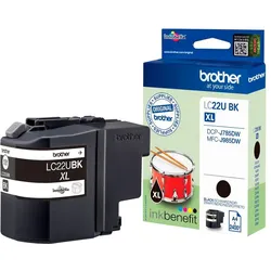 Brother LC22UBK Tinte schwarz
