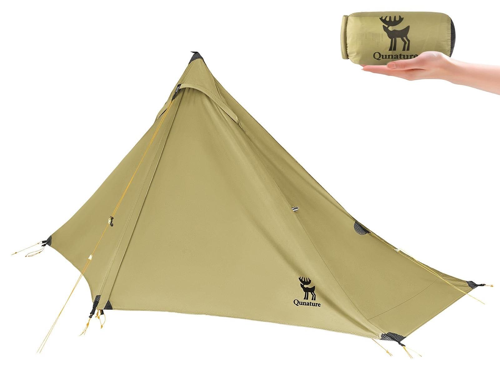 Wasserdichte Campingzelt für 1 Person, Atmungsaktiv und Leicht