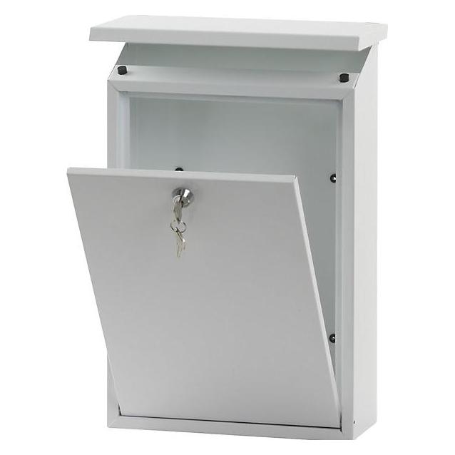 Vepa Bins V-PART Briefkasten 31024896 Verzinkter Stahl Weiss (12 x 28 x 40 cm) (31024896)