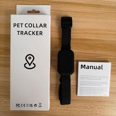 Uplift Picks Waterproof Pet GPS Tracker Collar With Real Time Tracking For Dogs And Cats black