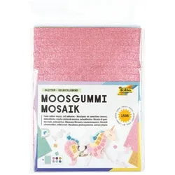 folia Moosgummi »Mosaik Glitter« 6 Blatt