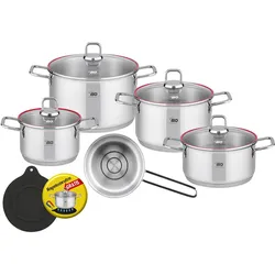 ELO Excellent, Pfannenset + Topfset, Silber