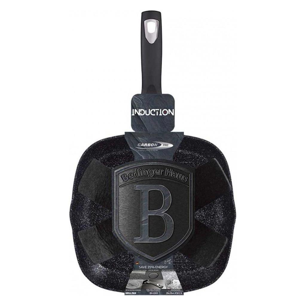 BerlingerHaus Grill Bh-6901 Carbon Pro (Grillpfanne, Edelstahl) (BH/6901)