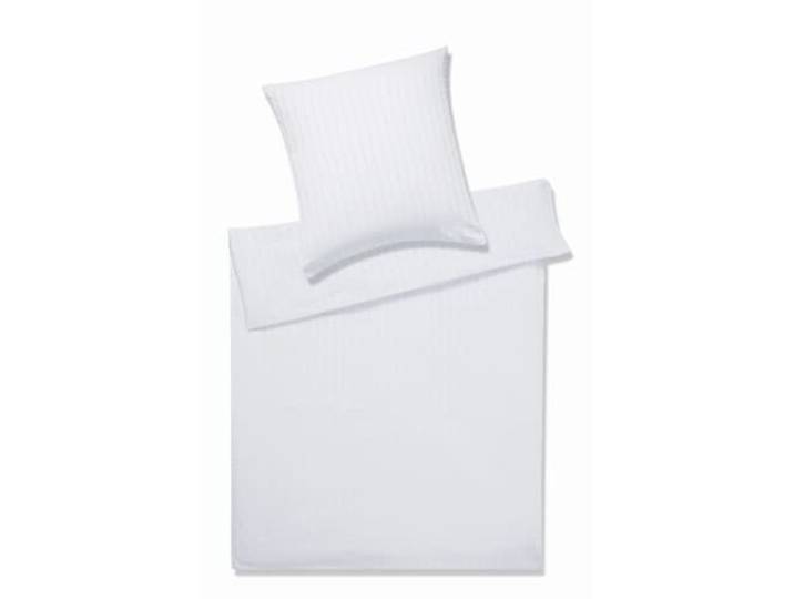 elegante Web-Seersucker Bettwäsche-Set Chelsea Farbe weiß Größe 200x220+2x40x80