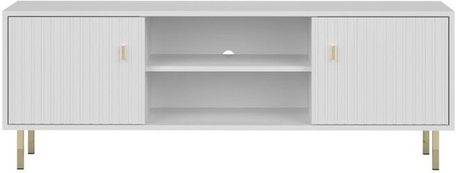 Muebles Szafka Rtv Piano 2d   Biała