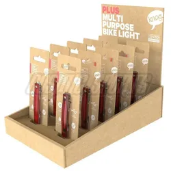 Knog Plus Starter THEKENDISPLAY, StVZO, rote LED, (VE/20), translucent