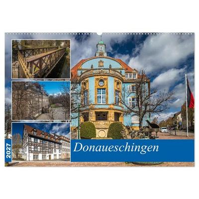 Donaueschingen (Wandkalender 2027 DIN A2 quer), CALVENDO Monatskalender